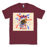 Burgundy made in the usa Classic Tee - TumblerDesignByShophia