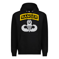 Black Ranger and Airborne Master Premium Hoodie - longCreatives