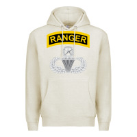 Oatmeal Heather Ranger and Airborne Master Premium Hoodie - longCreatives