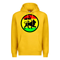 Rasta Lion Premium Hoodie | Teevron