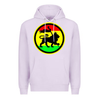 Lilac Rasta Lion Premium Hoodie - longCreatives