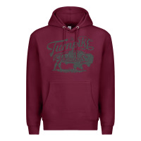 Burgundy Turnpike Copy Premium Hoodie - longCreatives