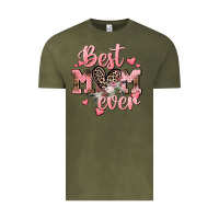 Vintage Olive Best mom ever Mother's Day Vintage Tee - CowGirlArtShop