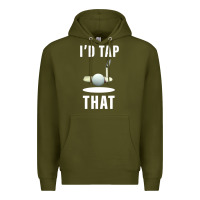 Army Green I'd Tap That TFunny Golf Premium Hoodie - longCreatives
