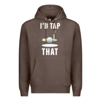 Coffee I'd Tap That TFunny Golf Premium Hoodie - longCreatives