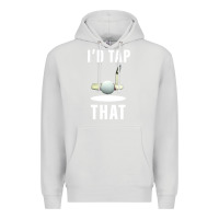 Dove Grey I'd Tap That TFunny Golf Premium Hoodie - longCreatives