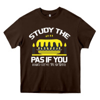 Chocolate Brown Study the past if you would define the future shi Heavy Core Tee - Bettercallsaul