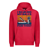 Cardinal Nice I Shaved My Balls For This Vintage Premium Hoodie - longCreatives