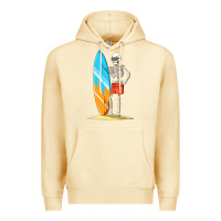 Pina Colada Surfing Skeleton Halloween Themed Surf Lovers Gift Premium Hoodie - longCreatives