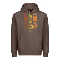 Coffee Taino Sun Boricua Vintage Taino Gift of Puerto Rico Premium Hoodie - longCreatives