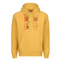 Mustard Taino Sun Boricua Vintage Taino Gift of Puerto Rico Premium Hoodie - longCreatives