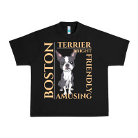 Black boston terrier t  shirt boston terrier dog traits gift t  shirt Urban Heavy Tee - longCreatives