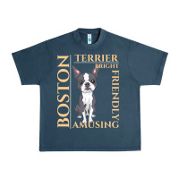 Midnight Navy boston terrier t  shirt boston terrier dog traits gift t  shirt Urban Heavy Tee - longCreatives