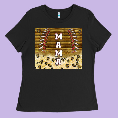 Mama Baseball Sippy Cup Ladies Tee Designed By Tumblerdesignbyshophia