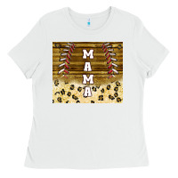 White mama baseball sippy cup Ladies Tee - TumblerDesignByShophia