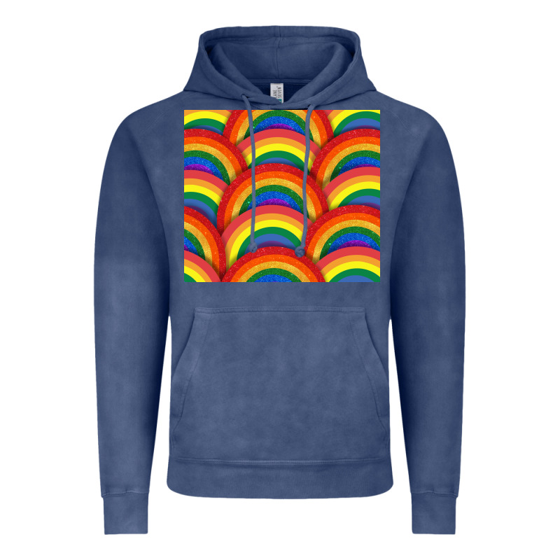 Pride Rainbow Glitter Tumbler Vintage Hoodie by FaDigitalArtStudio | Teevron