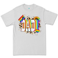 Dove Grey Dad Pride Premium Tee - NancyCooperArtShop