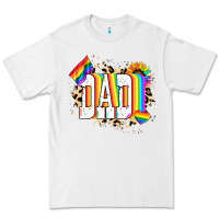 White Dad Pride Premium Tee - NancyCooperArtShop