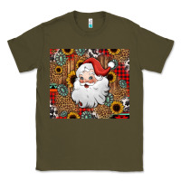 Army Green western santa claus Classic Tee - Jasminsmagicworld