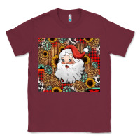 Burgundy western santa claus Classic Tee - Jasminsmagicworld