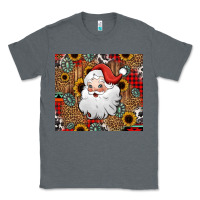 Charcoal Heather western santa claus Classic Tee - Jasminsmagicworld