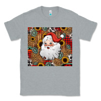 Heather Grey western santa claus Classic Tee - Jasminsmagicworld