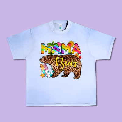 Mama Bear Summer Urban Heavy Tee Designed By Ranaportraitstore