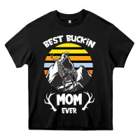 Black Best Buckin Mom Ever Heavy Core Tee - Bettercallsaul