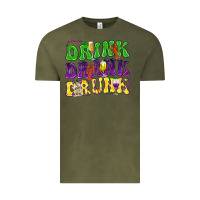 Vintage Olive Drink drank drunk Mardi Gras Vintage Tee - HowdyJamesFarm