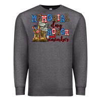 Charcoal Heather memorial day honor and remember Premium Sweatshirt - AdoDesignShop