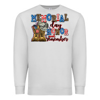Dove Grey memorial day honor and remember Premium Sweatshirt - AdoDesignShop