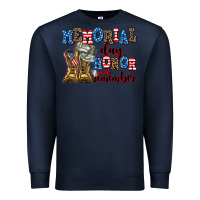Navy memorial day honor and remember Premium Sweatshirt - AdoDesignShop