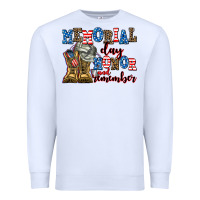 White memorial day honor and remember Premium Sweatshirt - AdoDesignShop