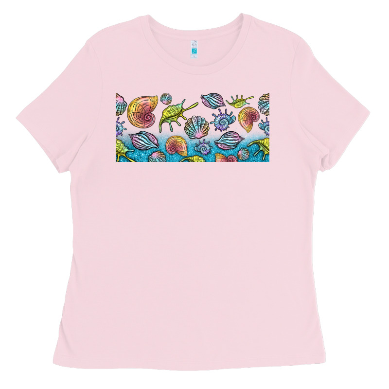 Sea Shells Ladies Tee by TumblerDesignByShophia | Teevron