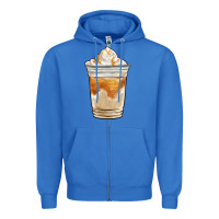 True Royal iced caramel frappuccino coffee Zipper Hoodie - BarkalooDesign