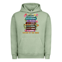Pigment Oil Green the original women of the bible books full color Urban Hoodie - JahusDesignShop