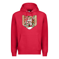 Cardinal Christmas Pocket Premium Hoodie - CowhideDigitalArt