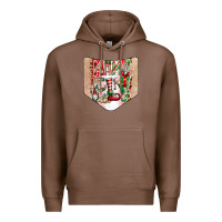 Chestnut Christmas Pocket Premium Hoodie - CowhideDigitalArt