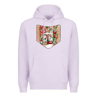 Lilac Christmas Pocket Premium Hoodie - CowhideDigitalArt