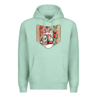 Seafoam Christmas Pocket Premium Hoodie - CowhideDigitalArt