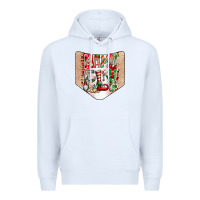 White Christmas Pocket Premium Hoodie - CowhideDigitalArt