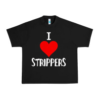 Black I Love Strippers Funny Sex gift Urban Heavy Tee - longCreatives