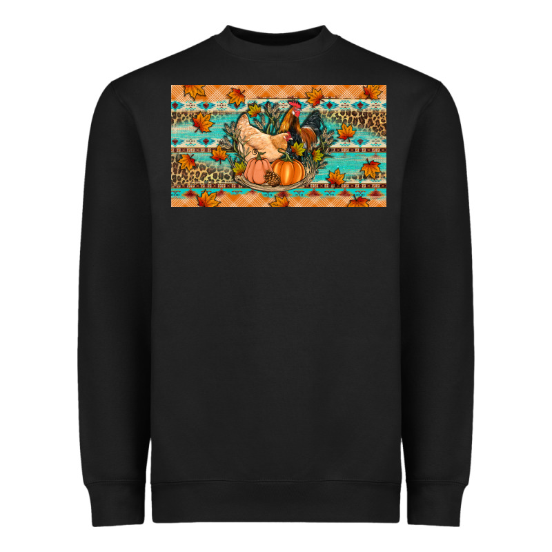 Fall Coop Animals Pumpkin Heavyweight Sweatshirt by Artiststas | Teevron