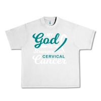 Lunar Rock My God is Stronger Than Cervical Cancer Awareness Warrior Urban Heavy Tee - longCreatives