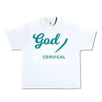 White My God is Stronger Than Cervical Cancer Awareness Warrior Urban Heavy Tee - longCreatives