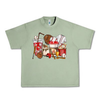 Oil Green Baseball coffee cups Urban Heavy Tee - HowdyJamesFarm