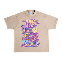 French Oak My Little Pony Father's Day Group Shot This Dad Is Urban Heavy Tee - longCreatives
