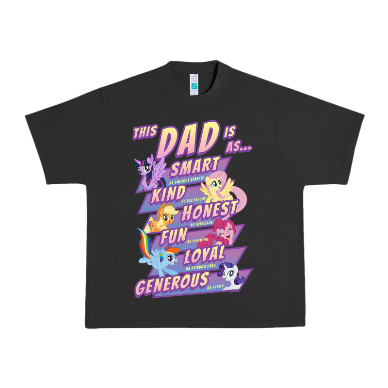 My Little Pony Father's Day Group Shot This Dad Is Urban Heavy Tee by longCreatives | Teevron