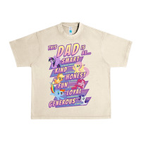 Sandshell My Little Pony Father's Day Group Shot This Dad Is Urban Heavy Tee - longCreatives