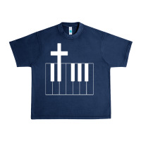 Navy Church Organist Urban Heavy Tee - longCreatives